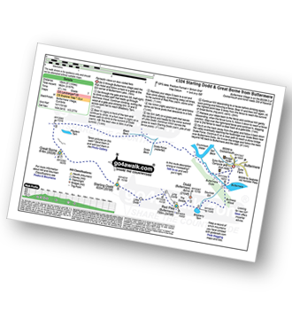 Walk route map with easy-to-follow route instructions for walk c324 Starling Dodd and Great Borne from Buttermere pdf