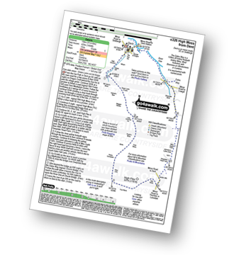 Map with easy-to-follow route details for walk c326 High Moss from Dent pdf