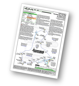 Walk route map with easy-to-follow route instructions for walk c330 Yarlside, Randygill Top, The Calf and Calders from The Cross Keys pdf