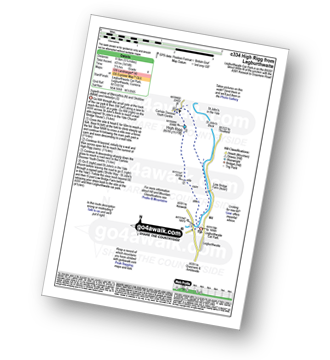 Map with easy-to-follow route details for walk c334 High Rigg from Legburthwaite pdf