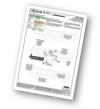 Walk route map with easy-to-follow route instructions for walk c335 Latrigg from Gale Road (Underscar) nr Keswick pdf