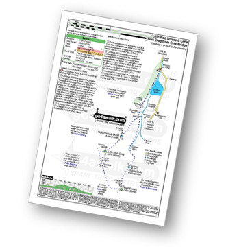 Walk route map with easy-to-follow route instructions for walk c351 Red Screes and Little Hart Crag from Brothers Water pdf