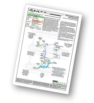 Walk route map with easy-to-follow route instructions for walk c352 Gowbarrow Fell (Airy Crag) from Aira Force pdf