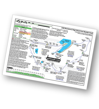 Map with easy-to-follow route details for walk c362 Branstree and High Street from Mardale Head pdf