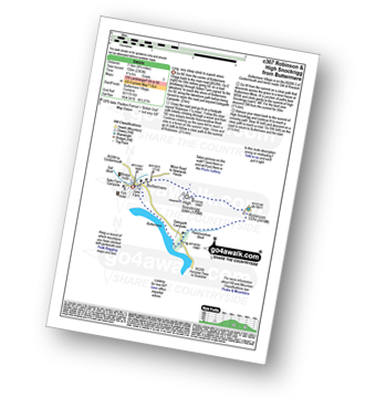 Map with easy-to-follow route details for walk c367 Robinson and High Snockrigg from Buttermere pdf