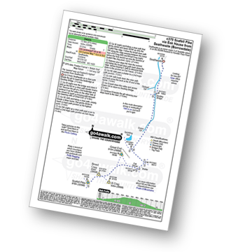 Walk route map with easy-to-follow route instructions for walk c370 Scafell Pike from Seathwaite pdf