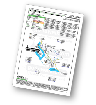 Map with easy-to-follow route details for walk c379 Rannerdale Knotts from Buttermere pdf