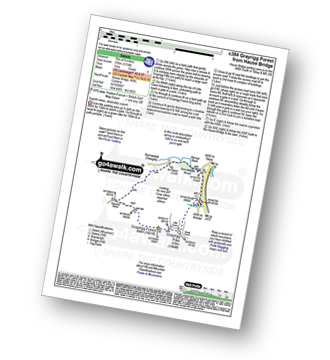 Map with easy-to-follow route details for walk c384 Grayrigg Forest from Hause Bridge pdf