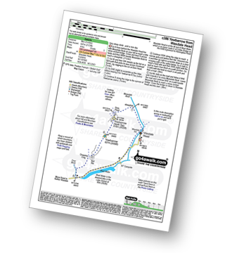 Walk route map with easy-to-follow route instructions for walk c386 Yewbarrow from Wasdale Head, Wast Water pdf