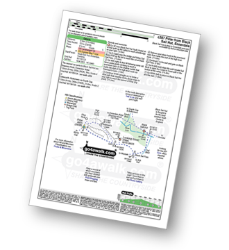 Map with easy-to-follow route details for walk c387 Pillar from Black Sail Hut pdf