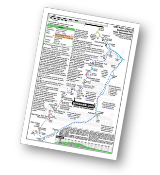 Walk route map with easy-to-follow route instructions for walk c395 Glaramara, Allen Crags and Langstrath from Stonethwaite pdf