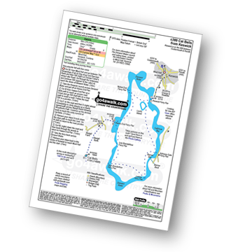 Map with easy-to-follow route details for walk c399 Cat Bells and Derwent Water from Keswick pdf