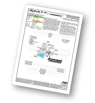 Map with easy-to-follow route details for walk c429 Dunmallard Hill (Dunmallet) from Pooley Bridge pdf