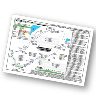 Map with easy-to-follow route details for walk c440 Whin Rigg, Illgill Head and Boat How from Miterdale Bridge pdf