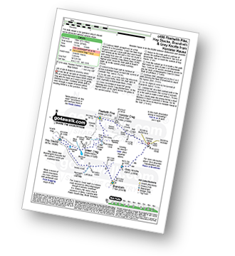 Walk route map with easy-to-follow route instructions for walk c456 Fleetwith Pike, Hay Stacks, Brandreth and Grey Knotts from Honister Hause pdf