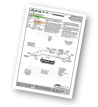 Map with easy-to-follow route details for walk c457 Watch Hill (Cockermouth) and Setmurthy Common (Watch Hill) from Cockermouth pdf