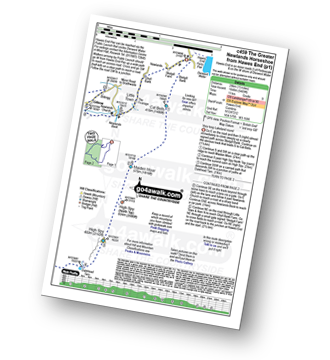 Map with easy-to-follow route details for walk c459 The Greater Newlands Horseshoe from Hawes End pdf