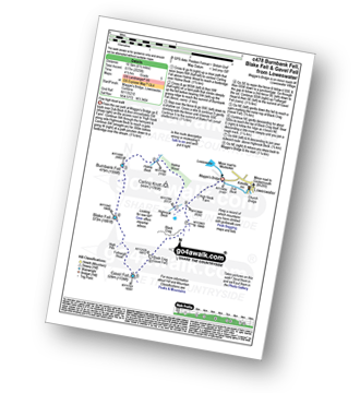 Walk route map with easy-to-follow route instructions for walk c478 Burnbank Fell, Blake Fell and Gavel Fell from Loweswater pdf