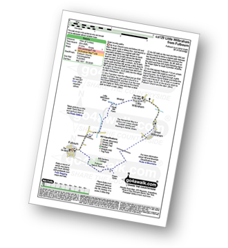 Walk route map with easy-to-follow route instructions for walk ca129 Little Wilbraham from Fulbourn pdf