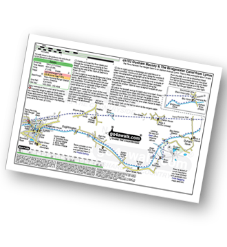 Walk route map with easy-to-follow route instructions for walk ch102 Dunham Massey and The Bridgewater Canal from Lymm pdf