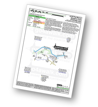 Map with easy-to-follow route details for walk ch139 The Weaver Navigation from Pickerings Lock pdf