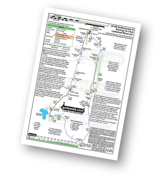 Walk route map with easy-to-follow route instructions for walk ch146 Kettleshulme and Shining Tor from Lamaload Reservoir pdf