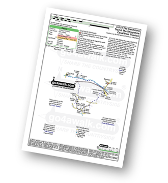 Walk route map with easy-to-follow route instructions for walk ch151 The Sandstone Trail and The Shropshire Union Canal from Tiverton pdf