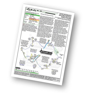 Map with easy-to-follow route details for walk ch170 Little Moreton Hall and Mow Cop from Ackers Crossing pdf