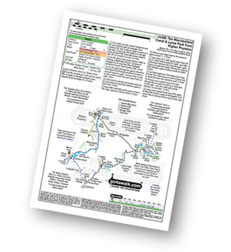 Walk route map with easy-to-follow route instructions for walk ch266 The Macclesfield Canal and Lyme Park from Higher Poynton pdf