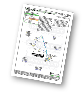 Map with easy-to-follow route details for walk ch267 The River Bollin from Prestbury pdf