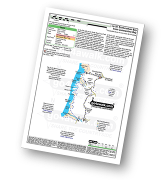 Map with easy-to-follow route details for walk co127 Porthcothan Bay from Constantine Bay pdf