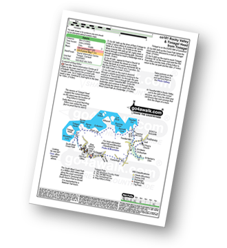 Map with easy-to-follow route details for walk co181 Rocky Valley and Tintagel Castle from Tintagel pdf