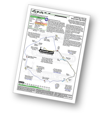 Walk route map with easy-to-follow route instructions for walk cw110 Tal y Fan and Drum (Carneddau) from Cae Coch pdf