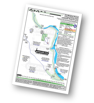 Map with easy-to-follow route details for walk d114 Alport Castles and Bleaklow Stones from Fairholmes Car Park, Ladybower Reservoir pdf