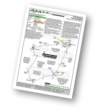 Map with easy-to-follow route details for walk d115 Pomerory from Taddington pdf