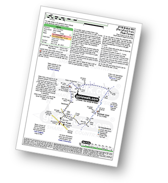 Map with easy-to-follow route details for walk d119 Eldon Hill (Perryfoot) from Peak Forest pdf