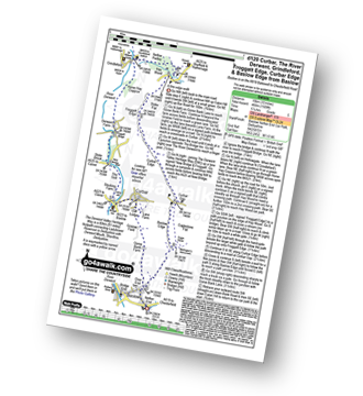 Walk route map with easy-to-follow route instructions for walk d120 Froggatt Edge from Baslow pdf