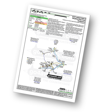 Walk route map with easy-to-follow route instructions for walk d127 Lathkill Dale and Bradford Dale from Youlgreave pdf