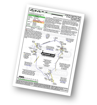 Walk route map with easy-to-follow route instructions for walk d129 The High Peak Trail and The Limestone Way from Monyash pdf