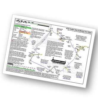 Map with easy-to-follow route details for walk d132 Gratton Dale and Winster from Elton pdf