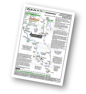 Walk route map with easy-to-follow route instructions for walk d140 The Tissington Trail and Dove Dale from Mappleton Lane (Ashbourne) pdf