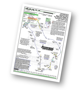 Walk route map with easy-to-follow route instructions for walk d153 Mill Dale, Wolfscote Dale, Biggin Dale, Biggin and The Tissington Trail from Tissington Station pdf