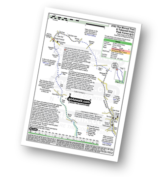 Walk route map with easy-to-follow route instructions for walk d163 Tideswell and The Monsal Trail from Peak Forest pdf