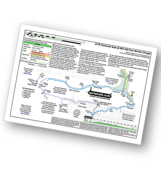 Walk route map with easy-to-follow route instructions for walk d176 Fairbrook Naze (Kinder Scout) and Mill Hill from Birchin Clough pdf