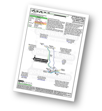 Map with easy-to-follow route details for walk d179 Monks Dale and The Limestone Way from Miller's Dale pdf