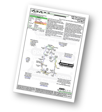 Walk route map with easy-to-follow route instructions for walk d180 The Limestone Way and Anthony Hill from Elton pdf