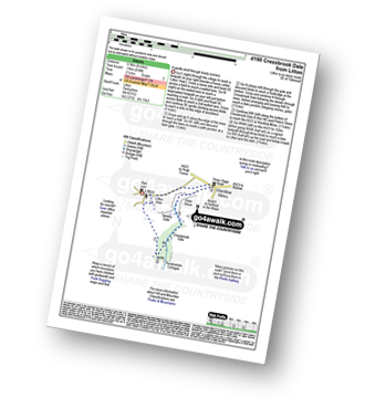 Map with easy-to-follow route details for walk d190 Cressbrook Dale from Litton pdf