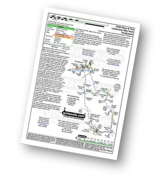 Walk route map with easy-to-follow route instructions for walk d194 Elton and The Limestone Way from Youlgreave pdf