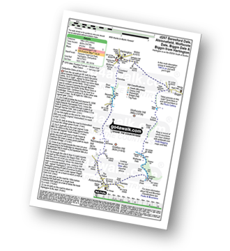 Walk route map with easy-to-follow route instructions for walk d207 Beresford Dale, Alstonefield, Wolfscote Dale, Biggin Dale and Biggin from Hartington pdf