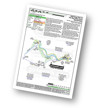 Walk route map with easy-to-follow route instructions for walk d208 Deep Dale and the Wye Valley from Monsal Dale pdf